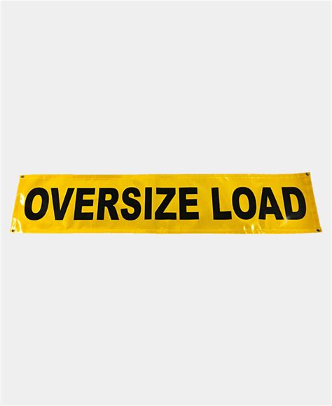 reflective oversize load signs.